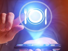 A restaurant’s mobile app