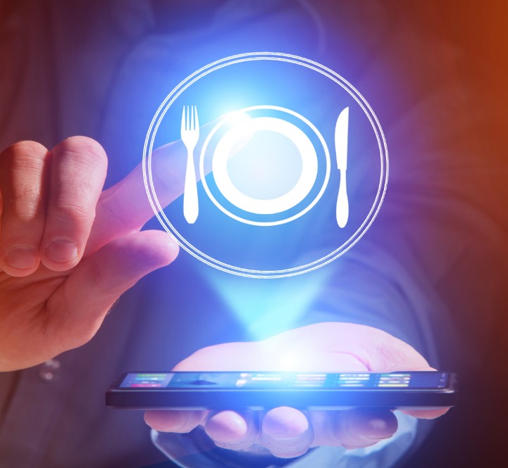 A restaurant’s mobile app